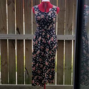 Vintage Breakin' loose cottage 90s floral jumpsuit